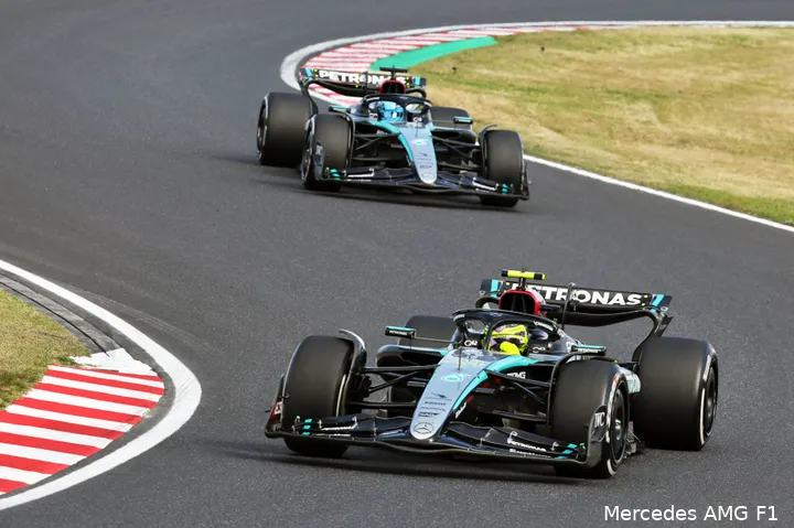 lewis hamilton george russell mercedes japan