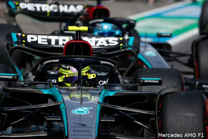 mercedes lewis hamilton oostenrijk sprint 2024
