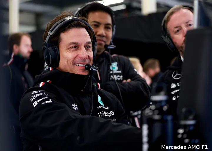 toto wolff mercedes 2024 blij