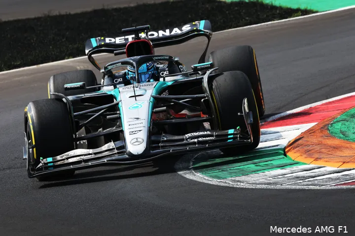 George Russell in Monza