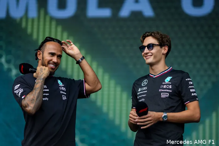 lewis hamilton mercedes 238137 george russell