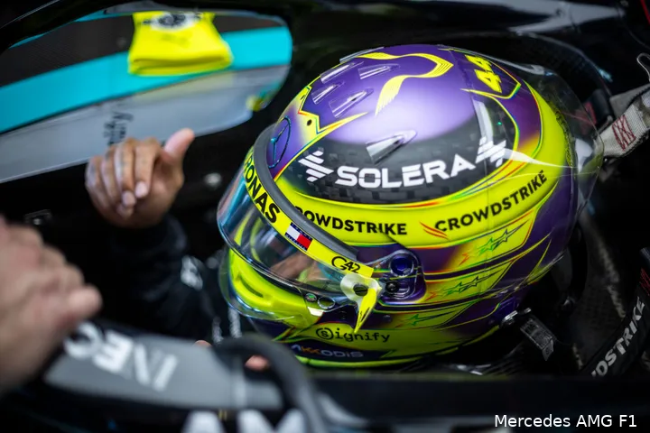 lewis hamilton usa mercedes cota vrijdag 2024