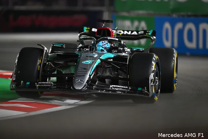 george russell mercedes w15 las vegas 12