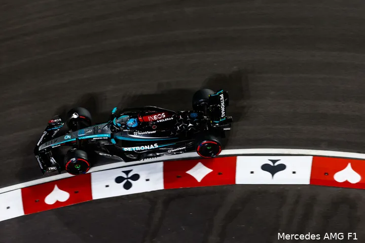 george russell mercedes w15 las vegas 15