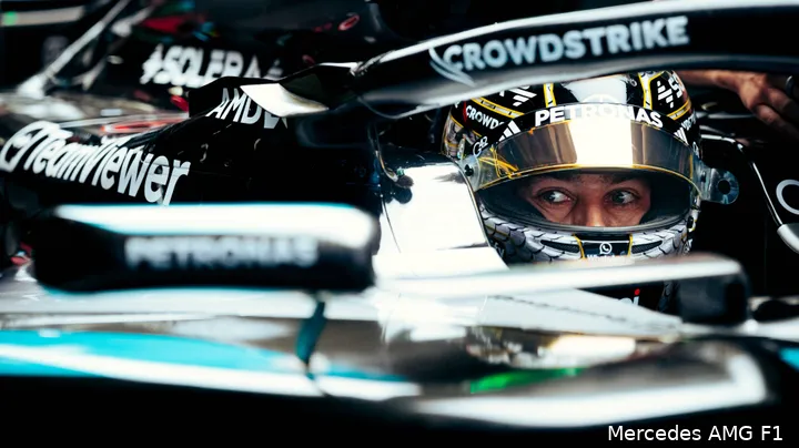 Russell start de Grand Prix van China vanaf P2.
