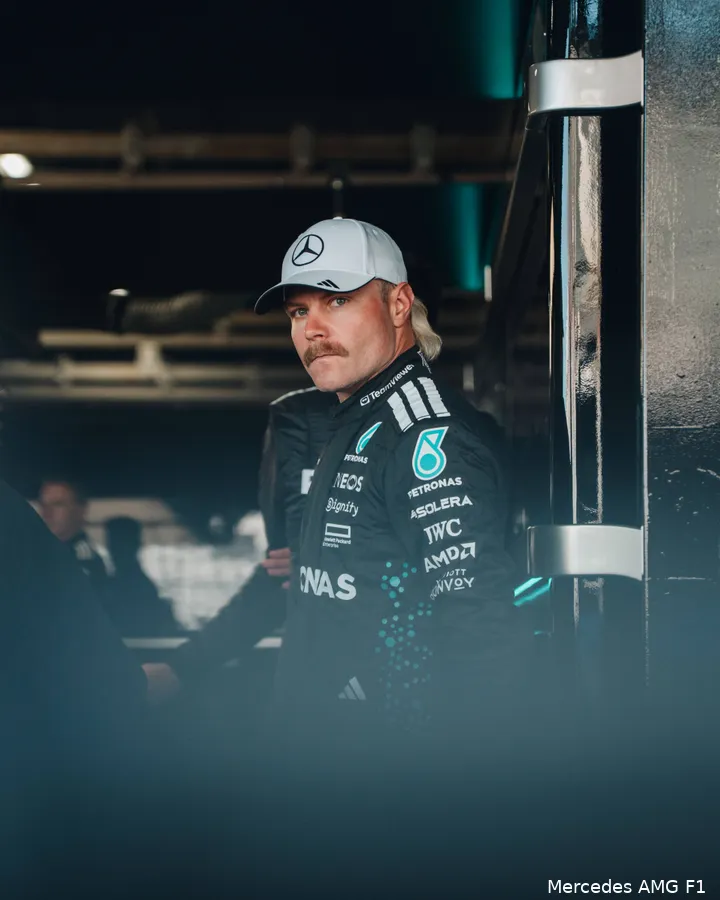 <i>Bottas, nu nog reserve-coureur van Mercedes.</i>