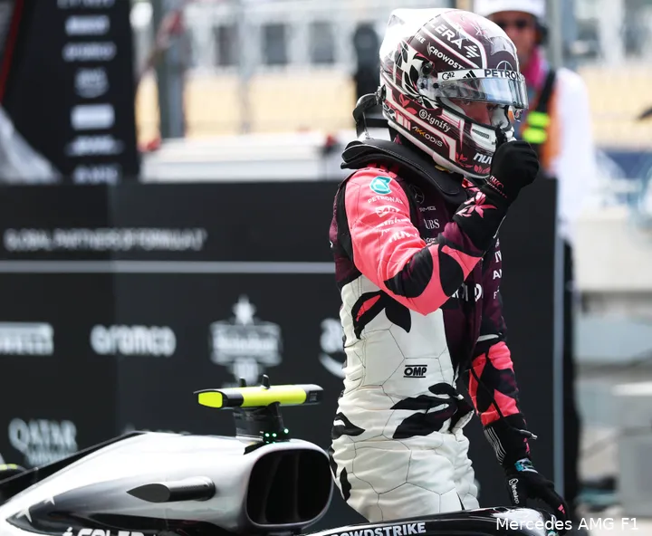 <i>Antonelli pakte de derde plaats in de kwalificatie.</i>