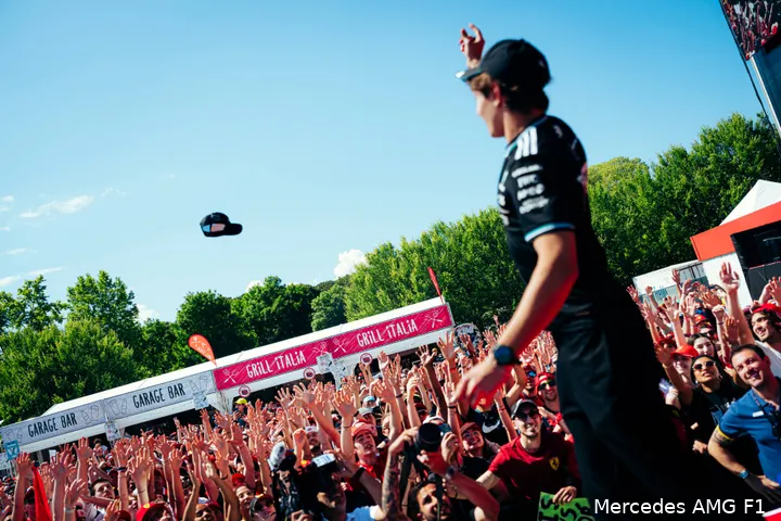 <i>Geen feest voor Antonelli in Italië.</i>