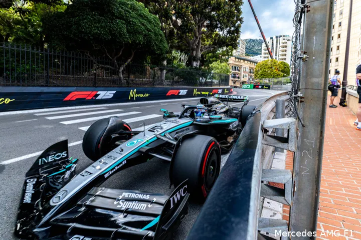 mercedes andrea kimi antonelli gp monaco zaterdag 2025