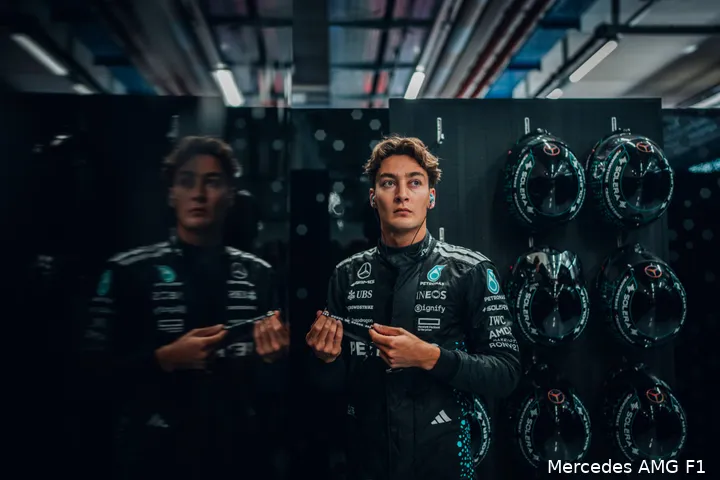mercedes george russell gp oostenrijk 2025 vrijdag 6