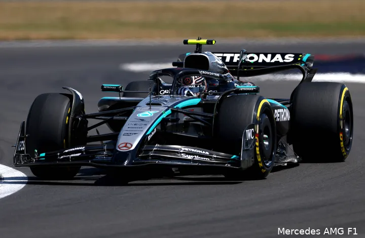 andrea kimi antonelli mercedes 2025 silverstone groot brittannie vrijdag training 2