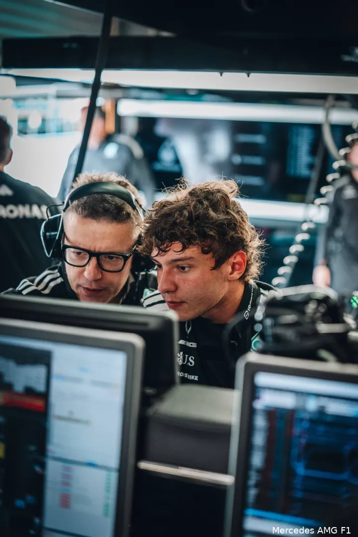 mercedes-andrea-kimi-antonelli-peter-bono-bonnington-gp-belgie-2025-vrijdag