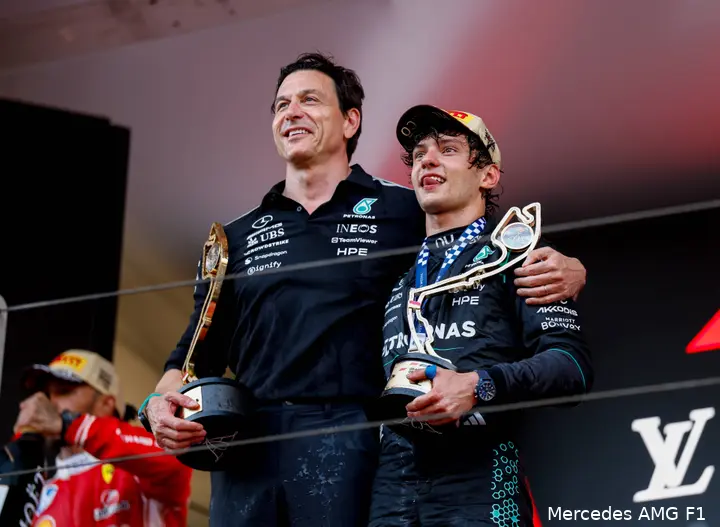 toto-wolff-kimi-antonelli-mercedes-2026-monaco-zondag-race-podium