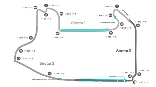 Las Vegas Strip Circuit 2023 (Source: Mercedes F1 Media)