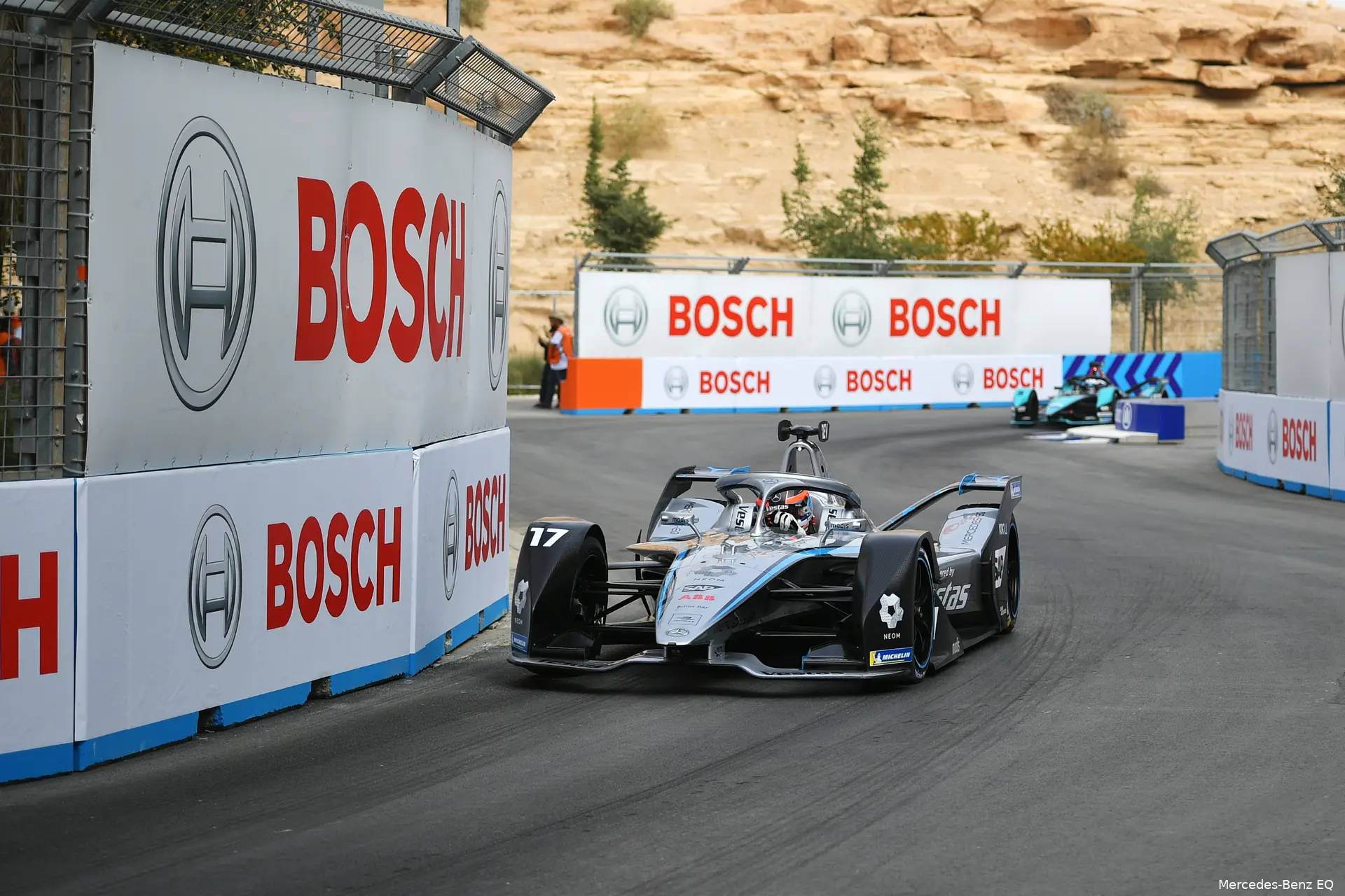 De Vries rijdend Formule E Saoedi Arabie