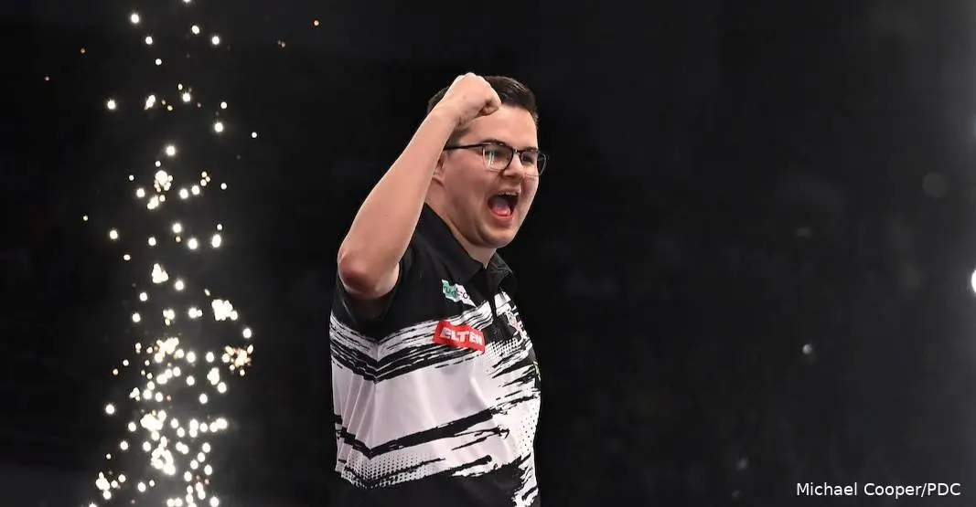 Gian van Veen won his first-ever major title at the PDC at the European Darts Championship.
