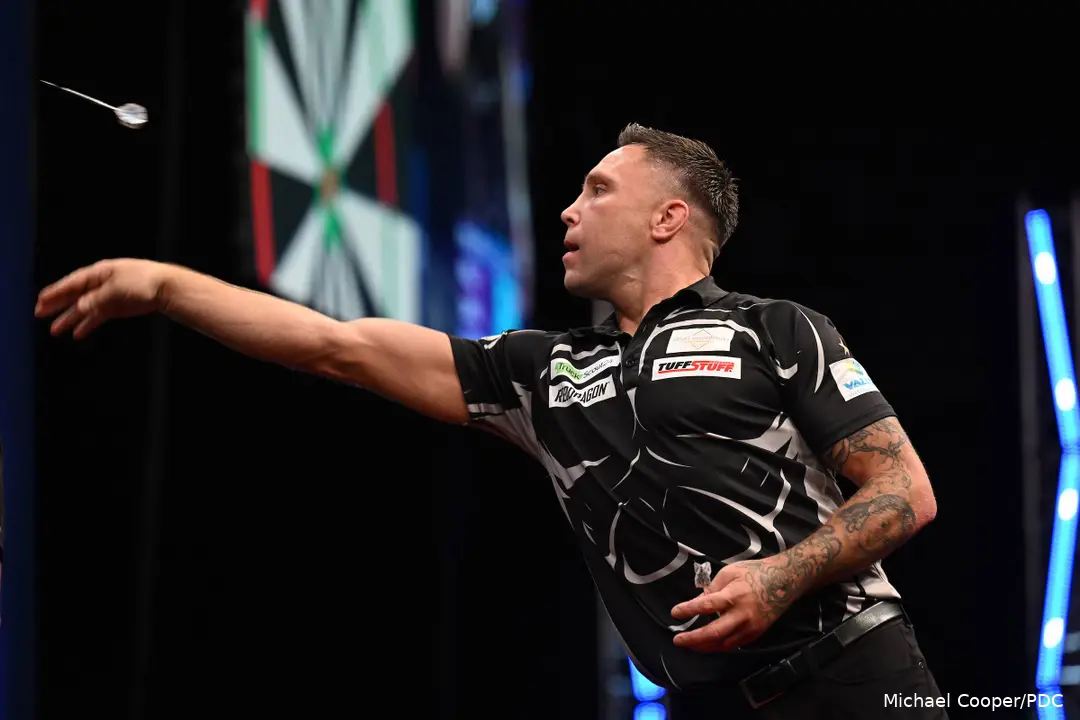 Gerwyn Price in actie