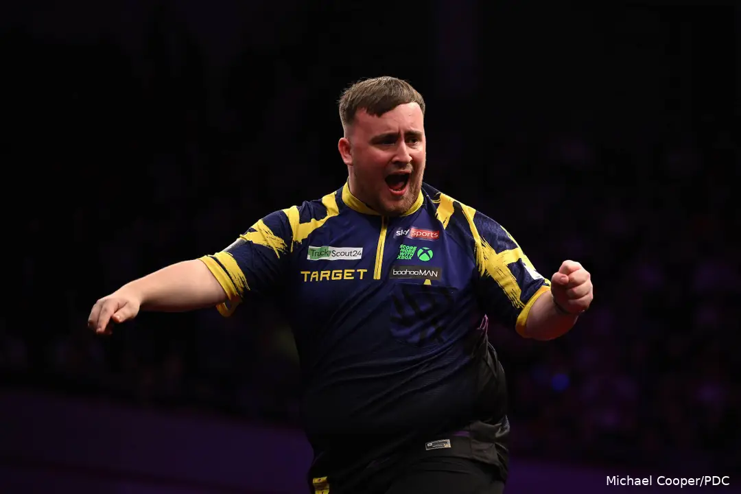 Luke Littler won dit jaar al vier majors