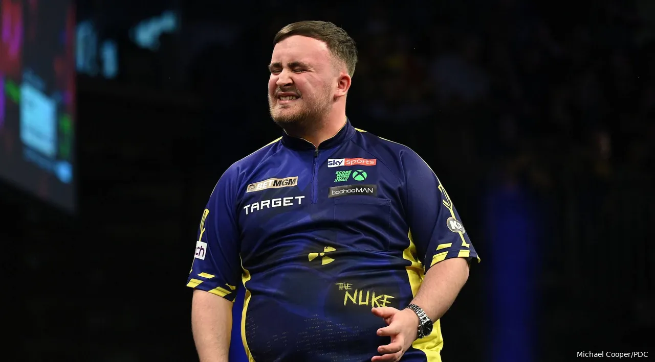 Luke 'The Nuke' Littler turns out to be a notorious latecomer