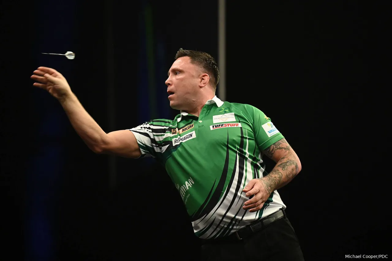 Gerwyn 'The Iceman' Price in Aktion