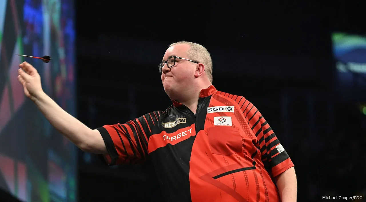 Stephen Bunting in Aktion