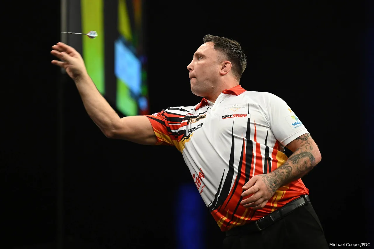 Gerwyn Price in Aktion