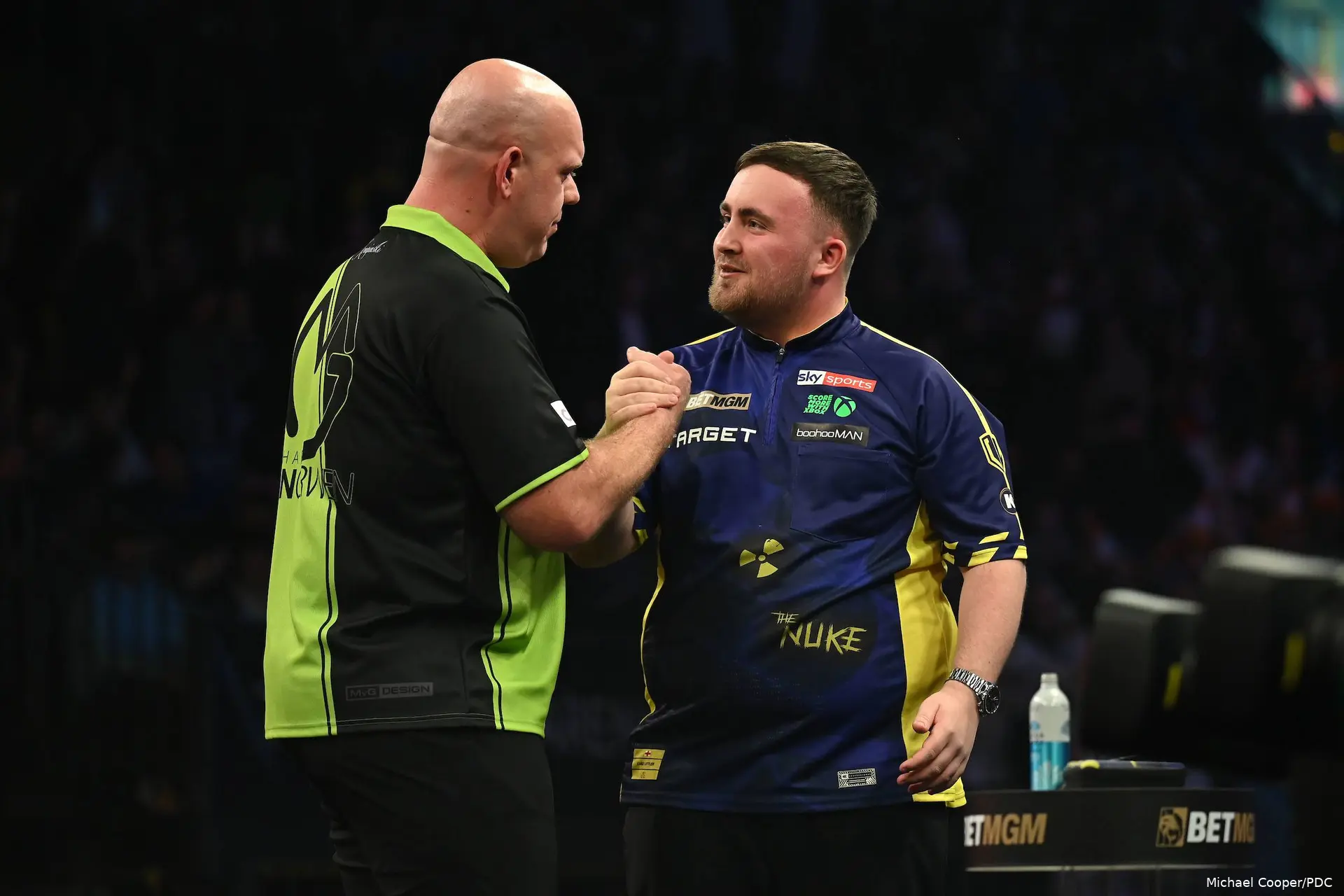 michael van gerwen luke littler 1