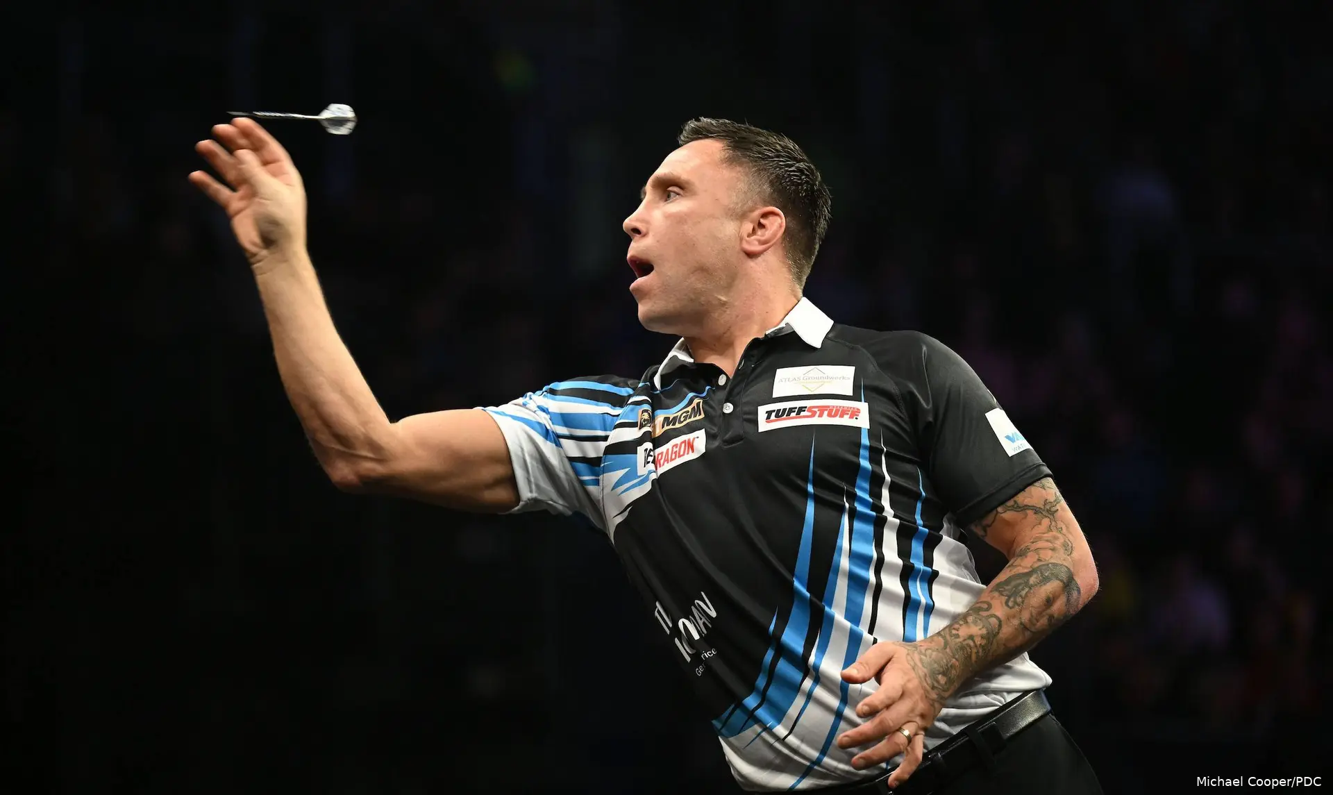 Gerwyn Price in actie