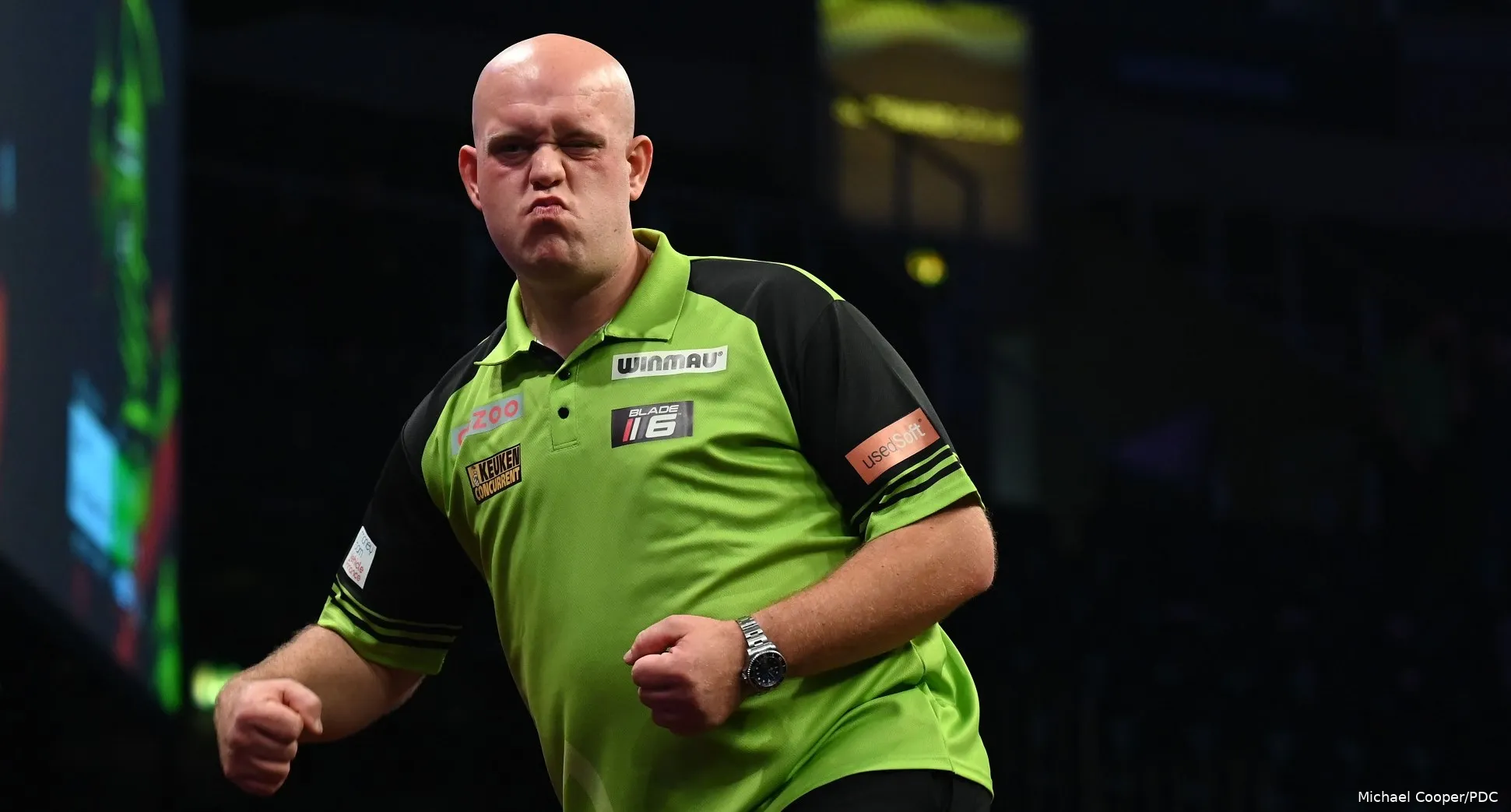 PLBelfastQF Michael Van Gerwen2