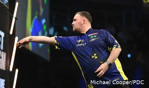 Luke 'The Nuke' Littler in action