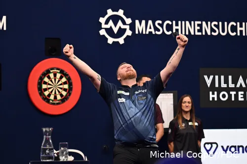 Cameron Menzies during the European Championship.