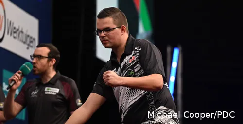 Gian van Veen already impressed during the European Darts Championship 2025