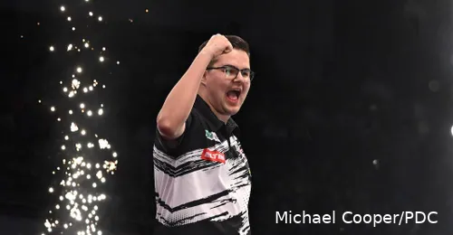 Gian van Veen won his first-ever major title at the PDC at the European Darts Championship.