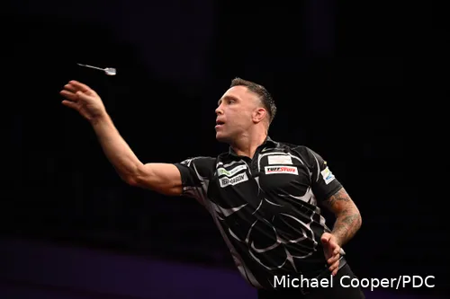 Gerwyn Price in action