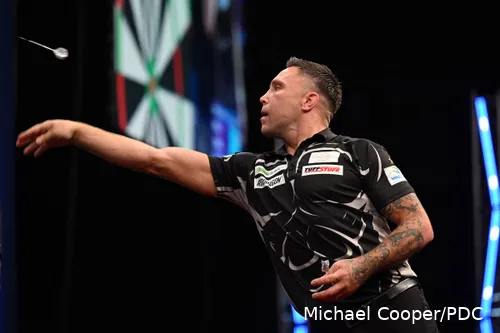 Gerwyn Price in actie