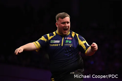 Luke Littler won dit jaar al vier majors