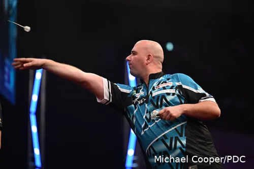 Rob Cross in actie