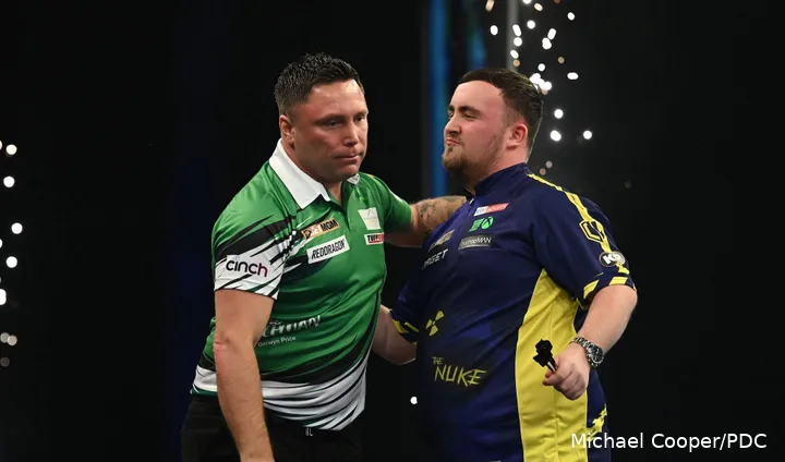 Gerwyn Price leads in the head-to-head against Luke Littler 7-6