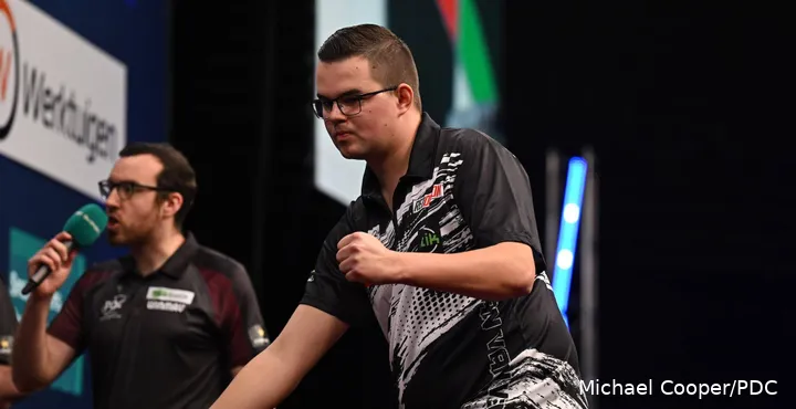 Gian van Veen already impressed during the European Darts Championship 2025