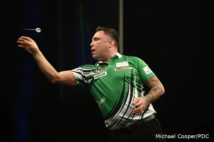 Gerwyn 'The Iceman' Price in Aktion