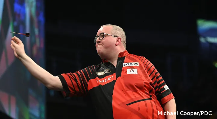 Stephen Bunting in Aktion