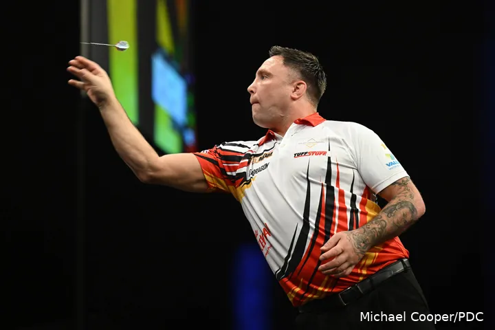 Gerwyn Price in Aktion