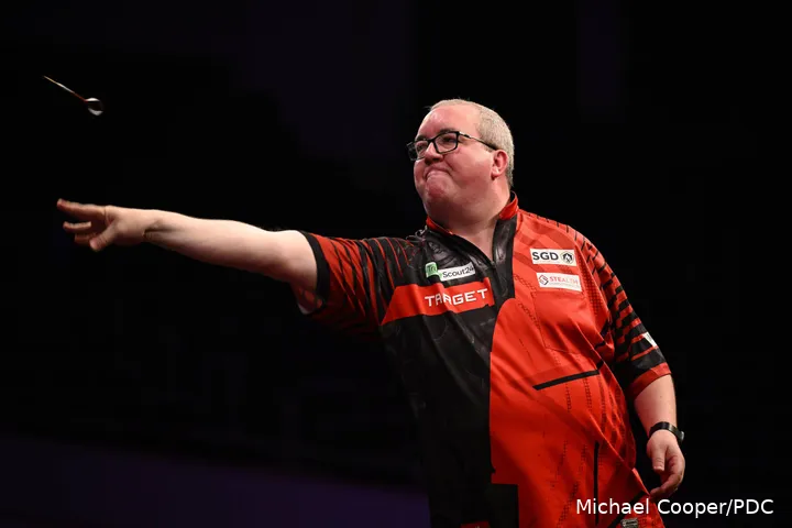 Stephen Bunting in Aktion