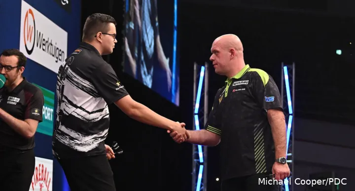 Gian van Veen hat Michael van Gerwen als besten niederländischen Dartspieler in der Weltrangliste abgelöst