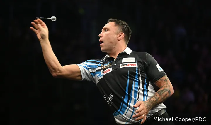 Gerwyn Price in Aktion