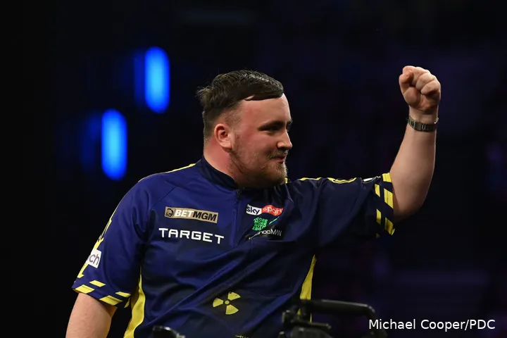 Luke Littler maakte weer bijzonder veel indruk