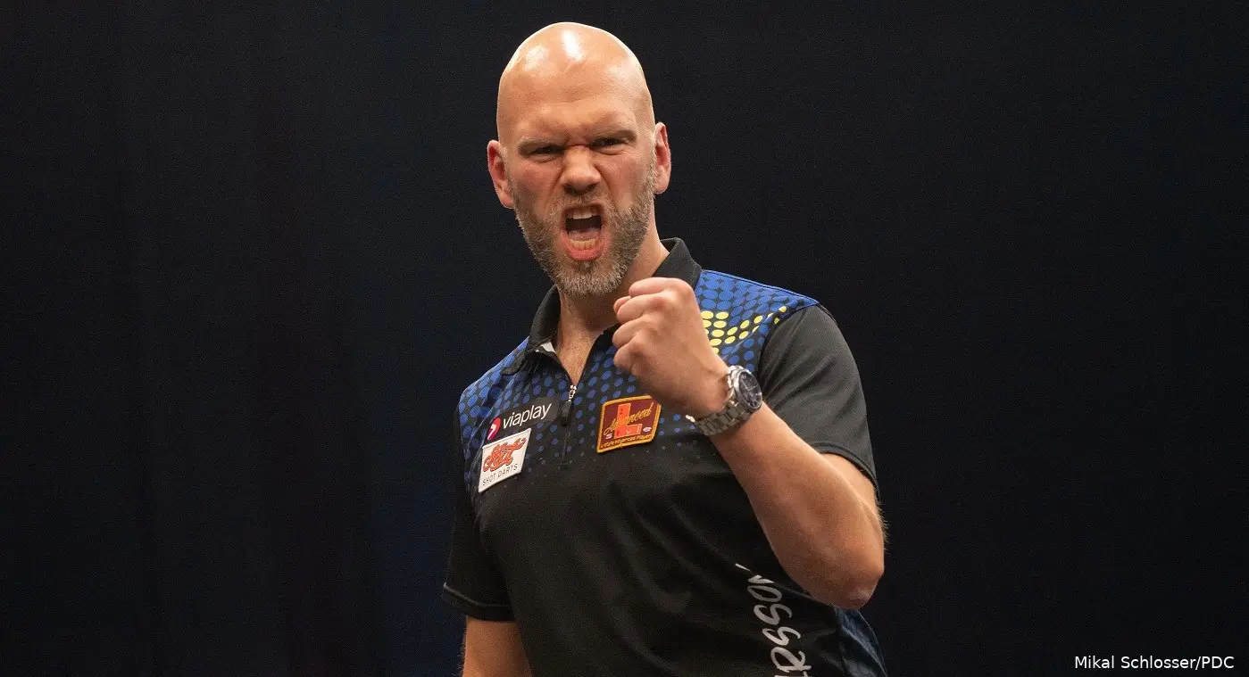 Daniel Larsson Nordic Darts Masters R1 2