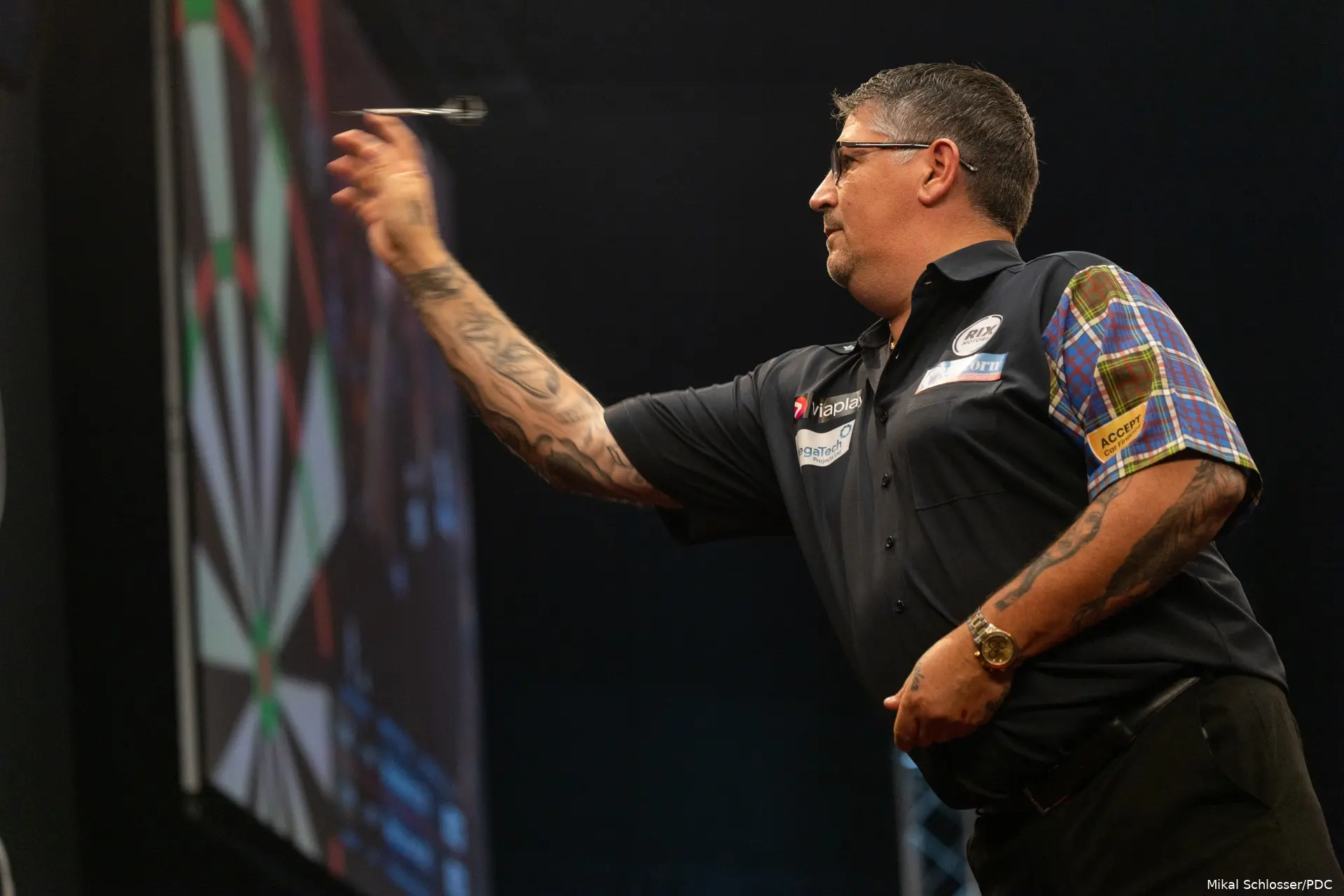 gary anderson r1 nordic darts masters 1