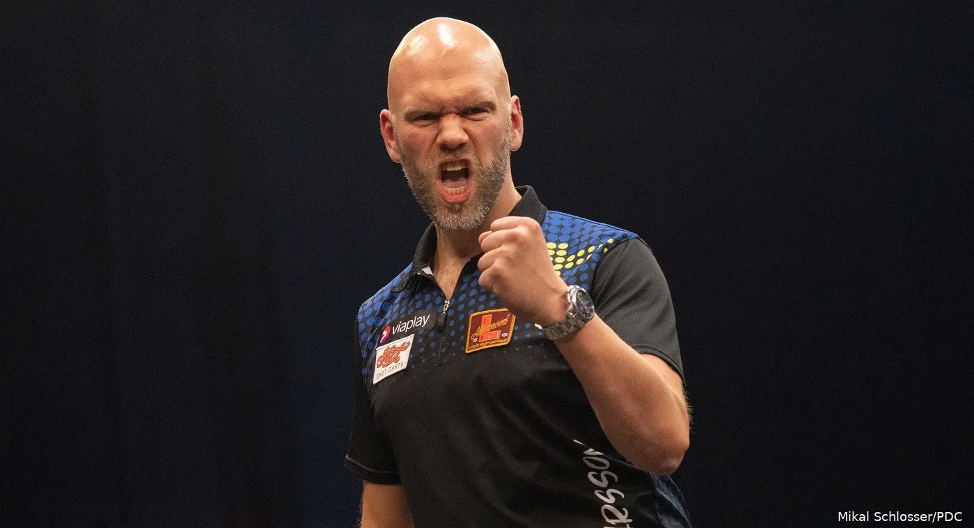 Daniel Larsson Nordic Darts Masters R1 2