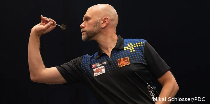 Daniel Larsson in actie